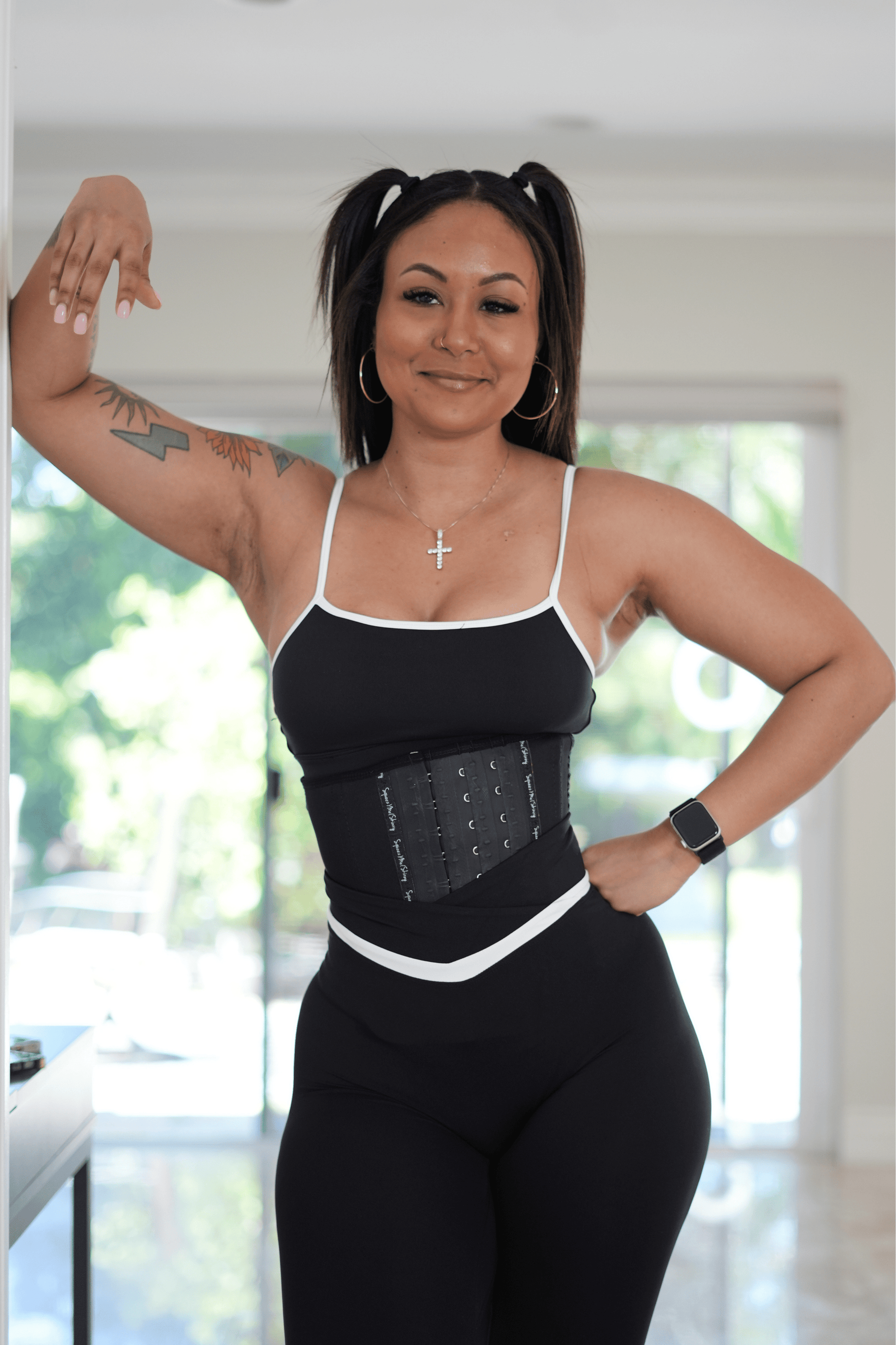 SqueezMeSkinny1 Activewear Black / XXS Long Torso 12" Sport Waist Trainer Solid Colors