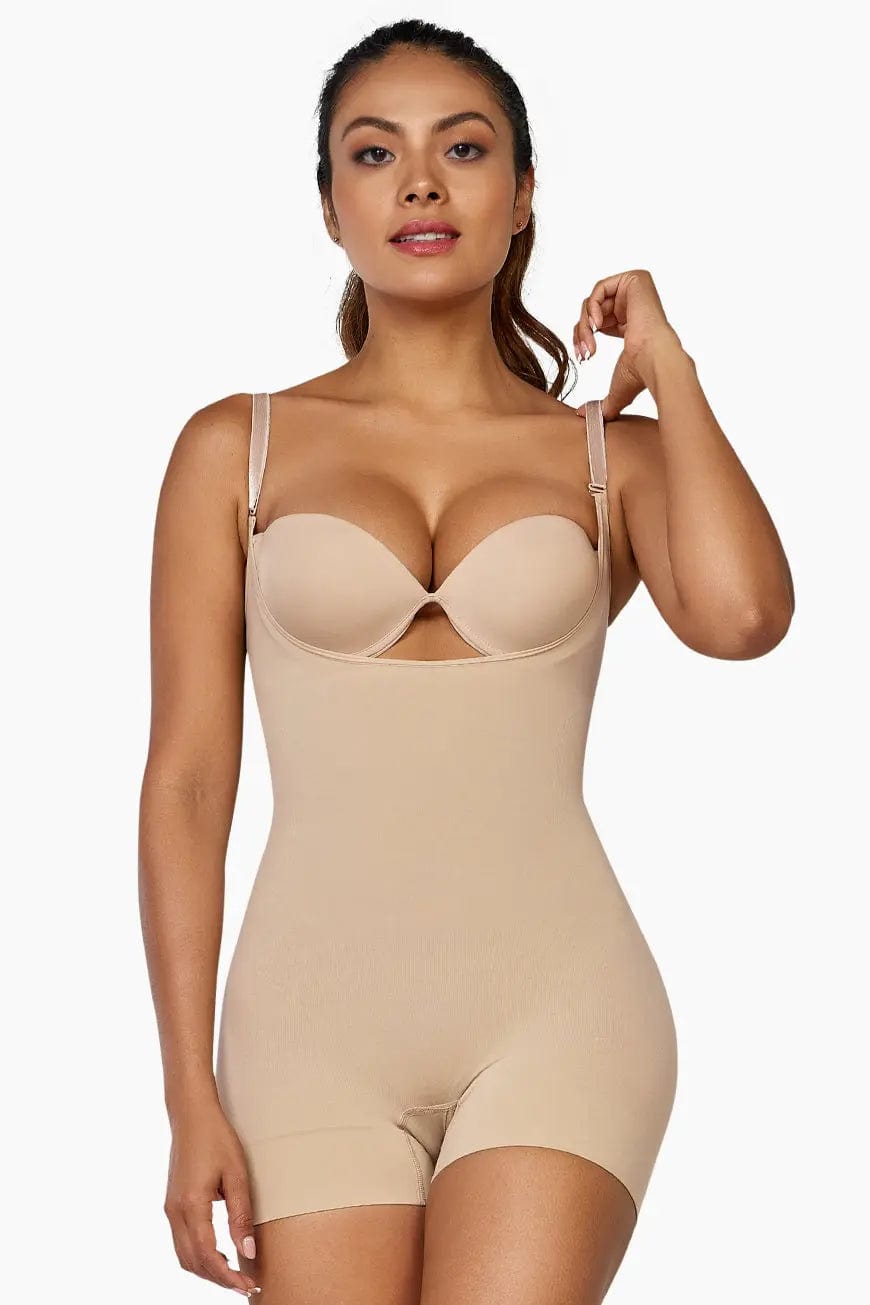 Curveez Shapewear Nude / S Shapewear Bodysuit Second Skin Hip Hugger