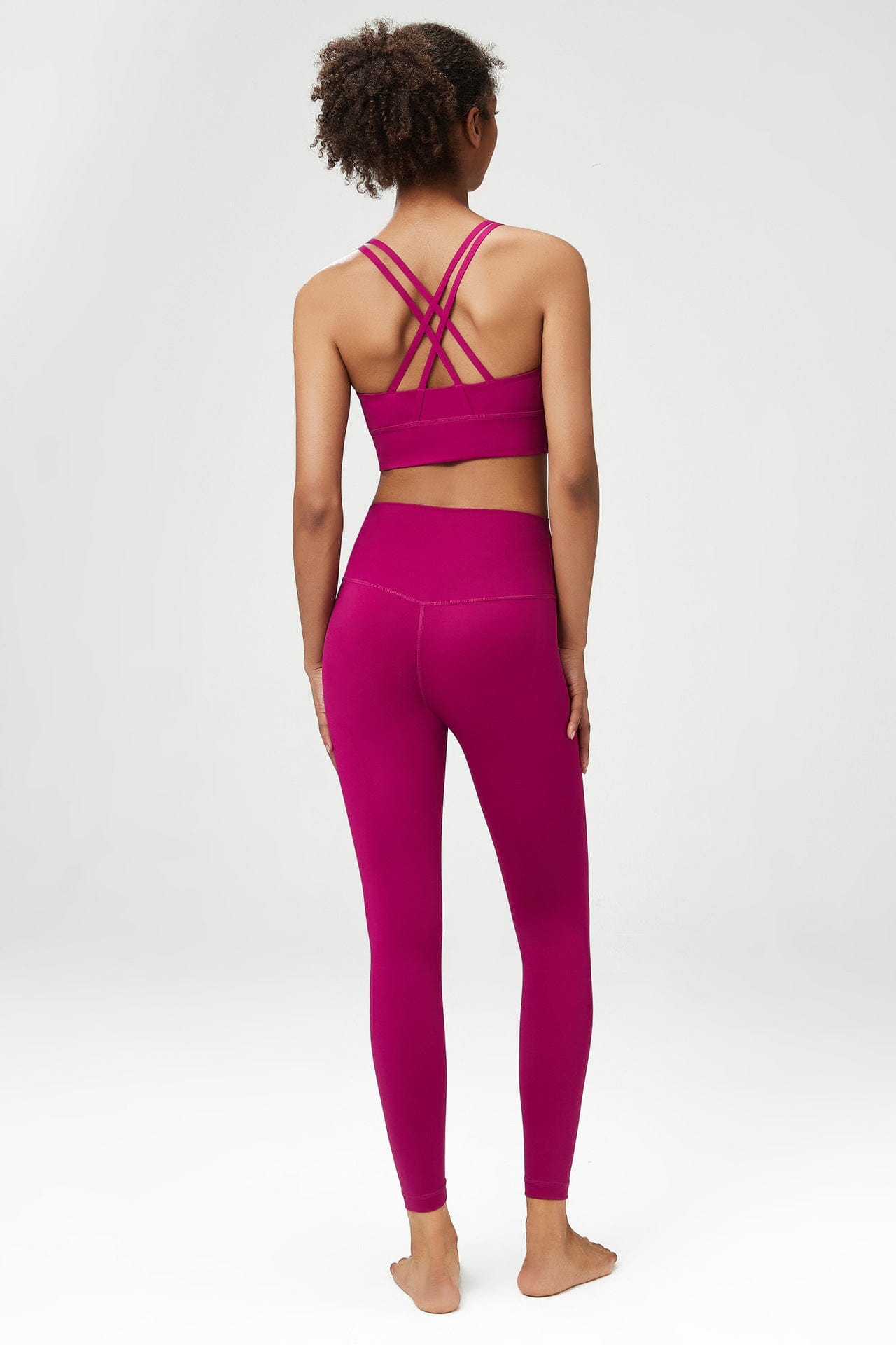 SqueezMeSkinny New! Lycra Classic Yoga Set for Women - Sporty and Fit Compression Workout Set