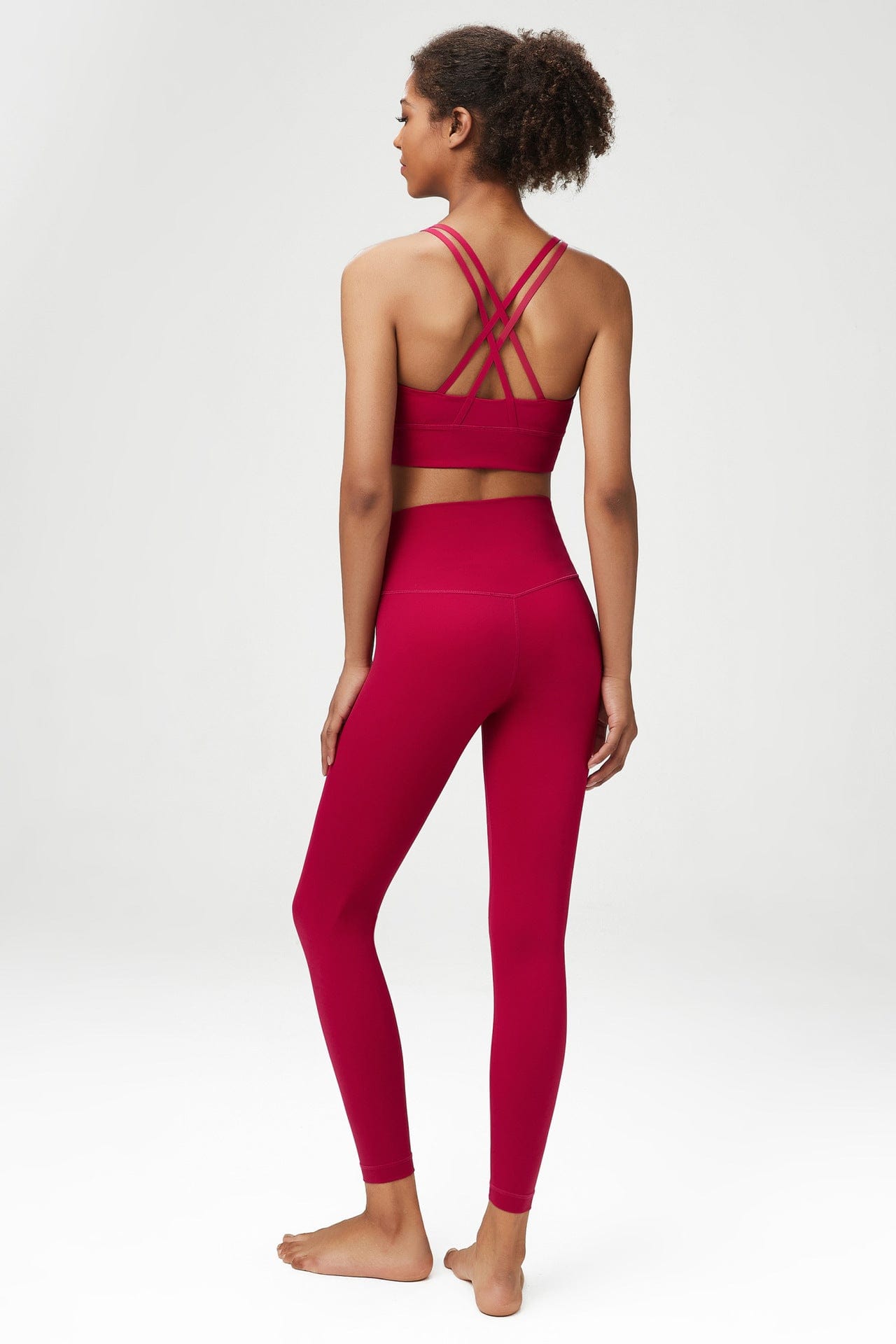 SqueezMeSkinny New! Lycra Classic Yoga Set for Women - Sporty and Fit Compression Workout Set