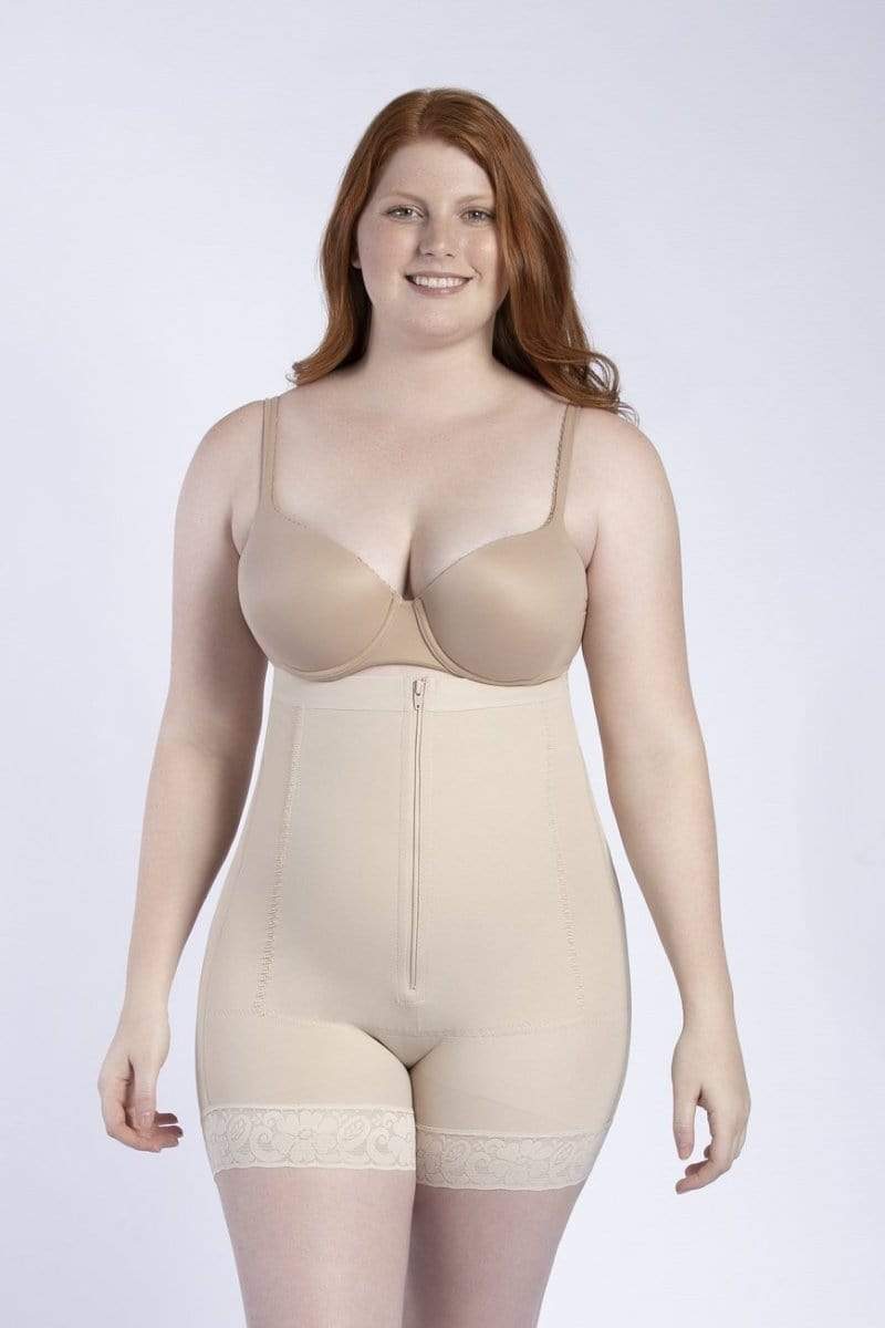 Curveez Shapewear 2XL / NUDE PLUS SIZE -SCULPTING HIGH WAIST SHORTS