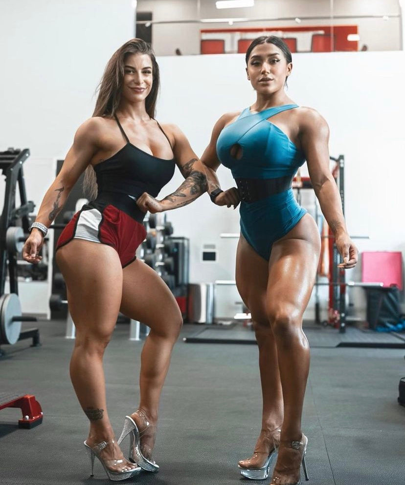 Muscular Leg Workout With IFBB Pro Julia Rene and Maddy Maddawg
