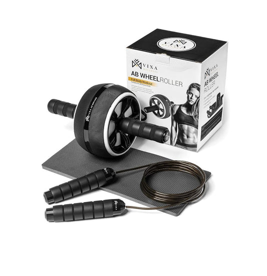 Sculpt & Sweat Core Shred Kit – 3-in-1 Ab Roller + Weighted Jump Rope Set