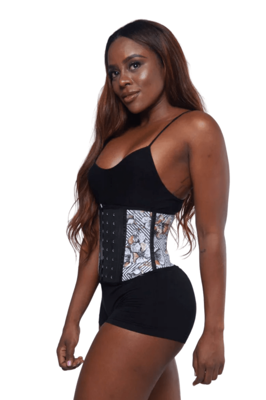 Breathable sport waist trainer with reinforced core support, designed for fitness and weight loss training.squeez me skinny. On sale 