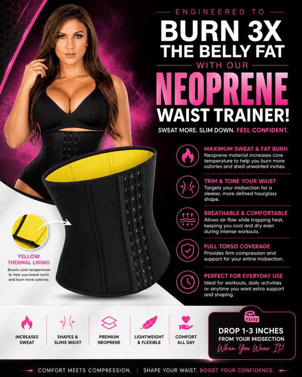 SqueezMeSkinny Activewear #1 Rated For HIIT. Neoprene, Burn the Belly Fat!