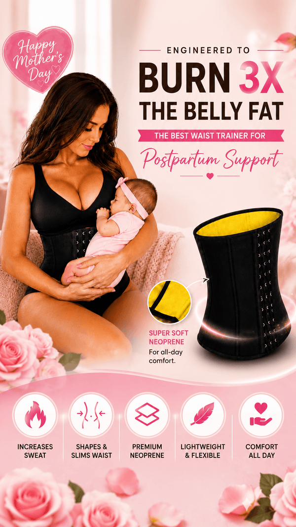 SqueezMeSkinny Activewear #1 Rated For Mom! Neoprene Waist Trainer