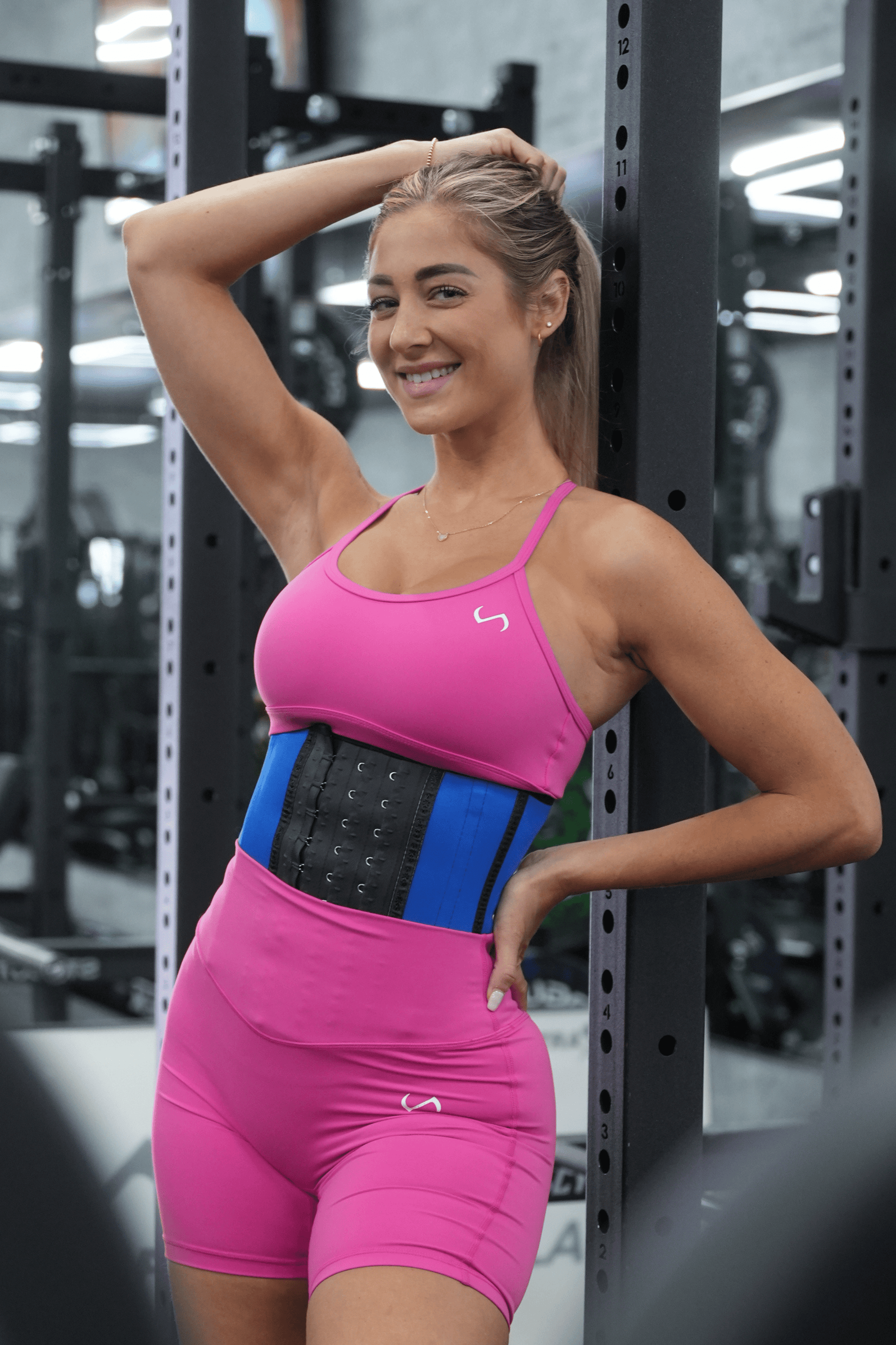 SqueezMeSkinny1 Activewear Long Torso 12" Sport Waist Trainer Solid Colors