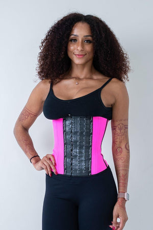 SqueezMeSkinny1 Activewear Pink / M Long Torso 12" Sport Waist Trainer Solid Colors