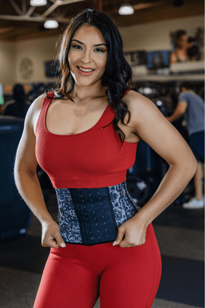 SqueezMeSkinny1 Activewear Sexy Lace / XXXS Medium Torso 10" Exclusive Design Sport Waist Trainers