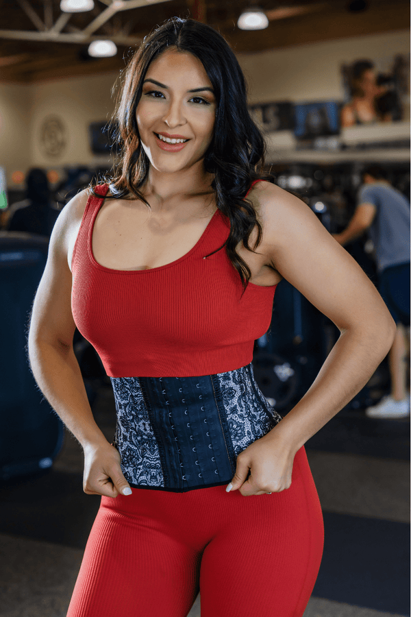 SqueezMeSkinny1 Activewear Sexy Lace / XXXS Medium Torso 10" Exclusive Design Sport Waist Trainers