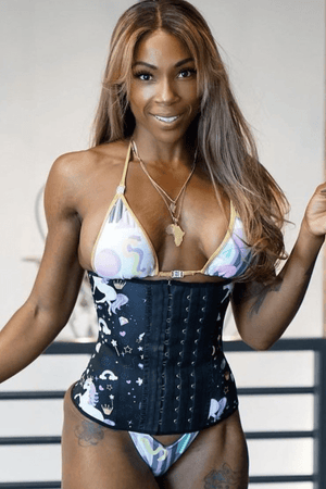 SqueezMeSkinny1 Activewear Unicorn / XXL Medium Torso 10" Exclusive Design Sport Waist Trainers