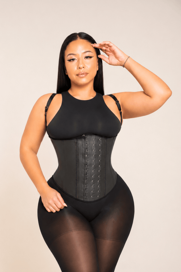SqueezMeSkinny1 Aggressive Waist Trainer Hide The Back Fat, Long Torso Latex