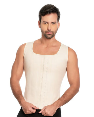 Ann Michell Body Shapers Men Latex Vest high compression daily shapewear 2033