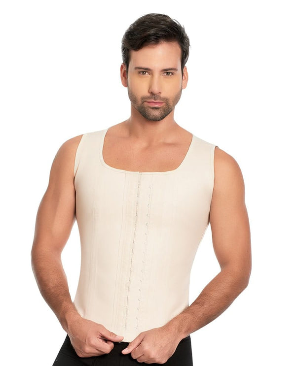 Ann Michell Body Shapers Men Latex Vest high compression daily shapewear 2033