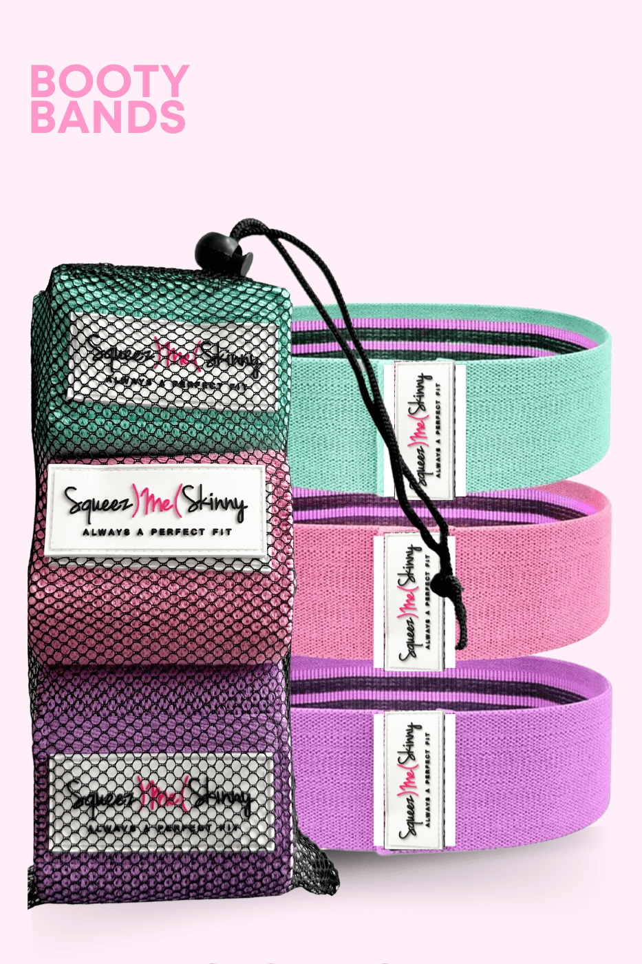 SqueezMeSkinny Booty Bands 3 Resistant Levels