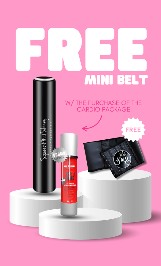 SqueezMeSkinny CARDIO ESSENTIALS + FREE MINI SQUEEZ BELT !