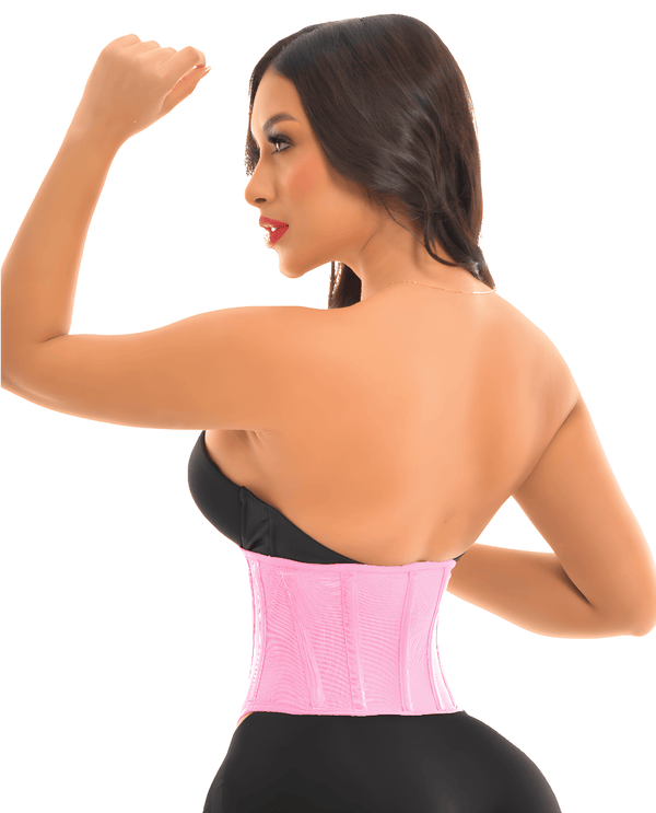 Ann Michell Corsets Colombian Waist Trainer Stage 2 – 11 Steel Boning Corset (Short Torso)