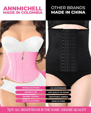 Ann Michell Corsets Colombian Waist Trainer Stage 2 – 11 Steel Boning Corset (Short Torso)