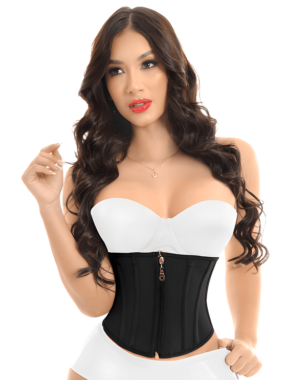 Ann Michell Corsets Colombian Waist Trainer Stage 2 – 11 Steel Boning Corset (Short Torso)