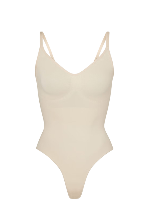 Curveez Gloss Nude / S VIRAL THONG BODYSUIT