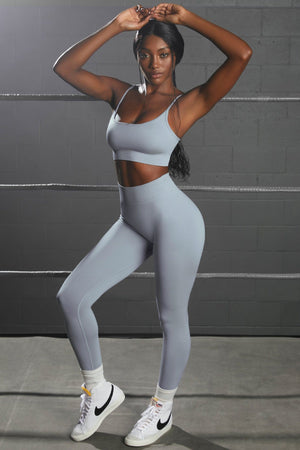 SqueezMeSkinny Light Blue / L Seamless Butt Lifting Curve Achieving 2