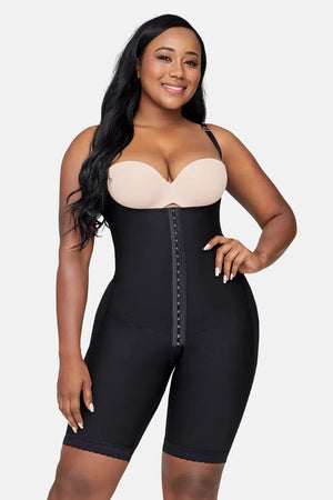 Curveez Medical Black / 2XS Full Body Suit Long