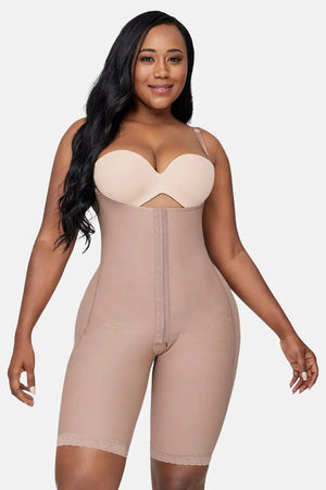 Curveez Medical Cocoa / 2XS Full Body Suit Long