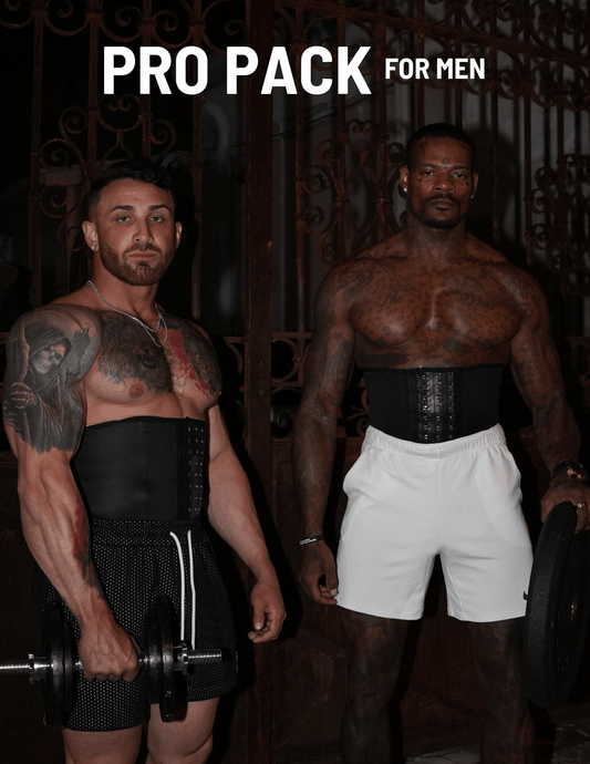 SqueezMeSkinny1 Men Waist Trainers Neoprene & Extreme Waist Trainer Pro Pack For Men