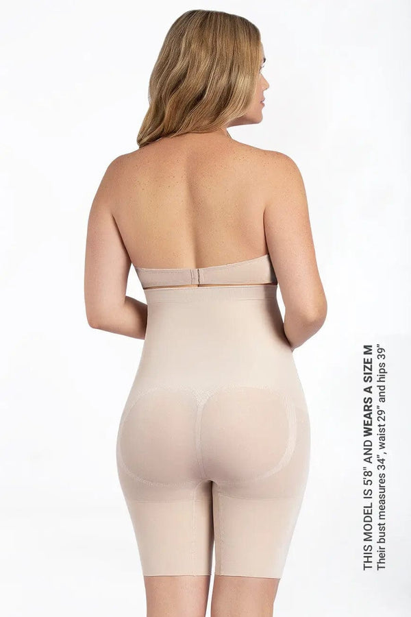 Curveez Shapewear High Waist Thigh Slimmer Comfort Evolution