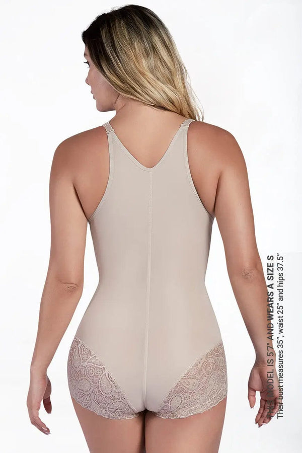 Curveez Shapewear Lace Bodysuit Hip Hugger