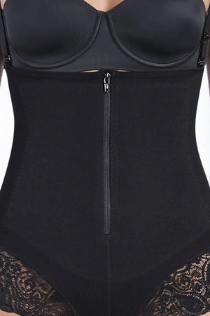Curveez Shapewear Lace Bodysuit Hip Hugger