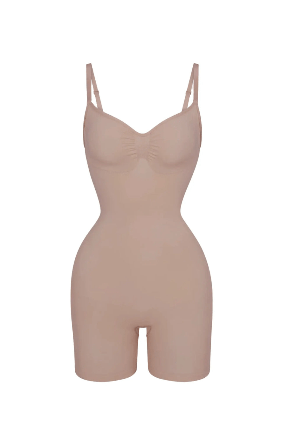 Curveez Shapewear Mocha / S VIRAL MID THIGH BODYSUIT