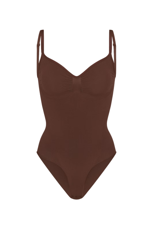 Curveez Shapewear Pure Chocolate / S VIRAL BRIEF BODYSUIT