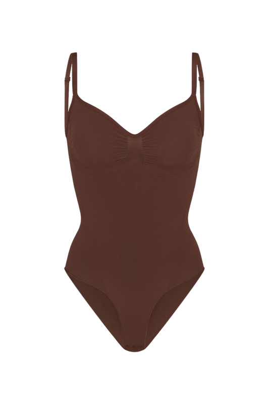 Curveez Shapewear Pure Chocolate / S VIRAL BRIEF BODYSUIT