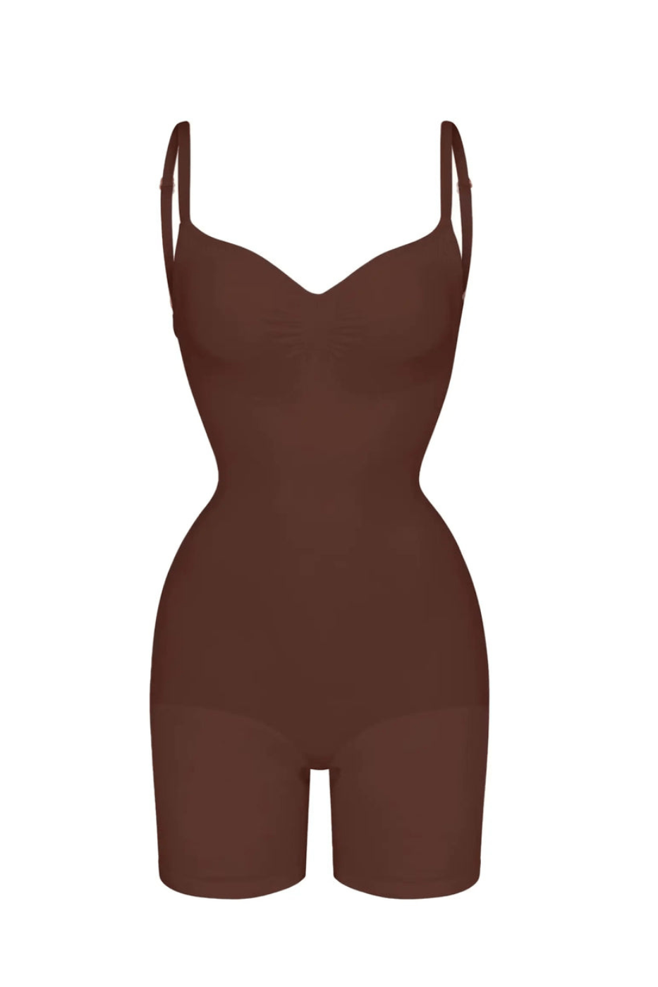 Curveez Shapewear Pure Chocolate / S VIRAL MID THIGH BODYSUIT