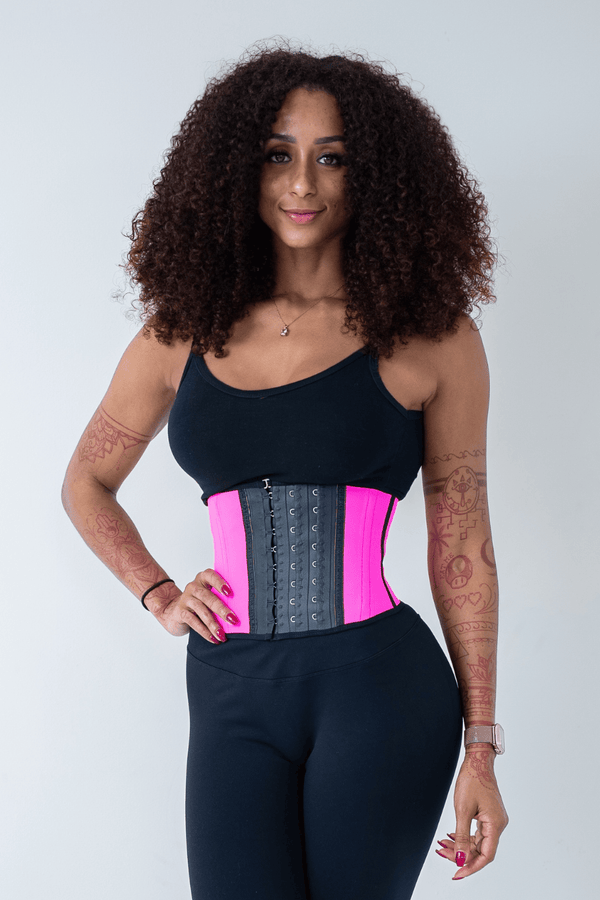 SqueezMeSkinny Short 8" / 3XS / PINK The Active Girl Waist Trainer