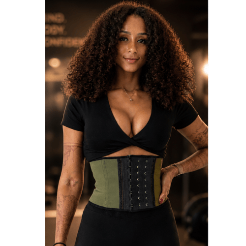 SqueezMeSkinny Short 8 Inches / XXXS Olive