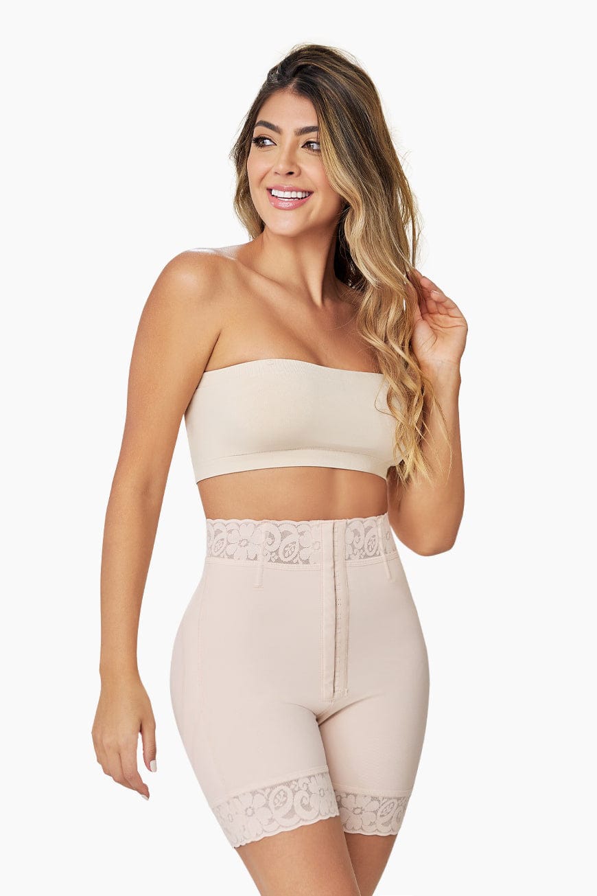 Curveez Shorts Nude / XS BBL Effect Essential High-Cut Shorts