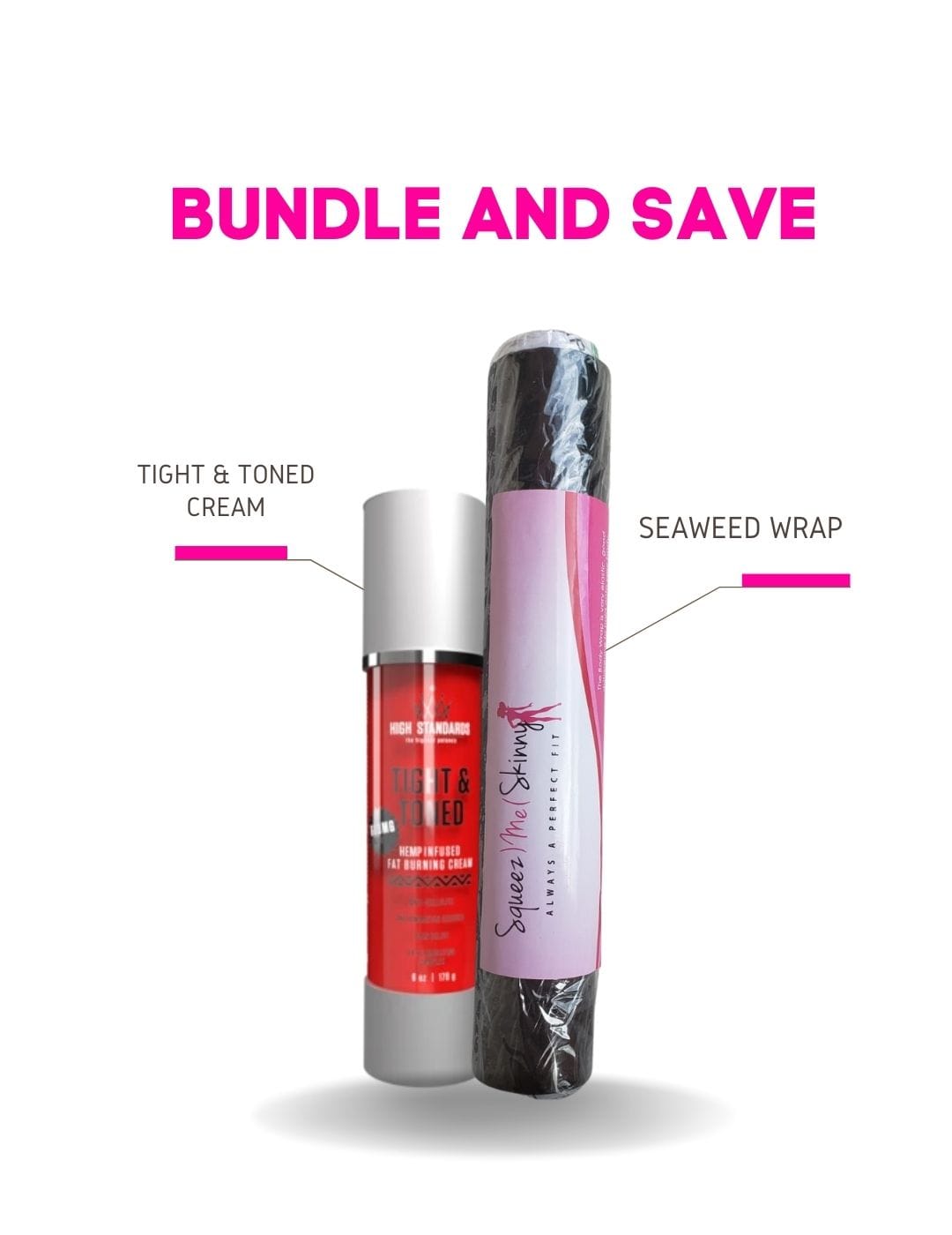 SqueezMeSkinny Bundle Tight and Toned Cream & Thermo Wrap