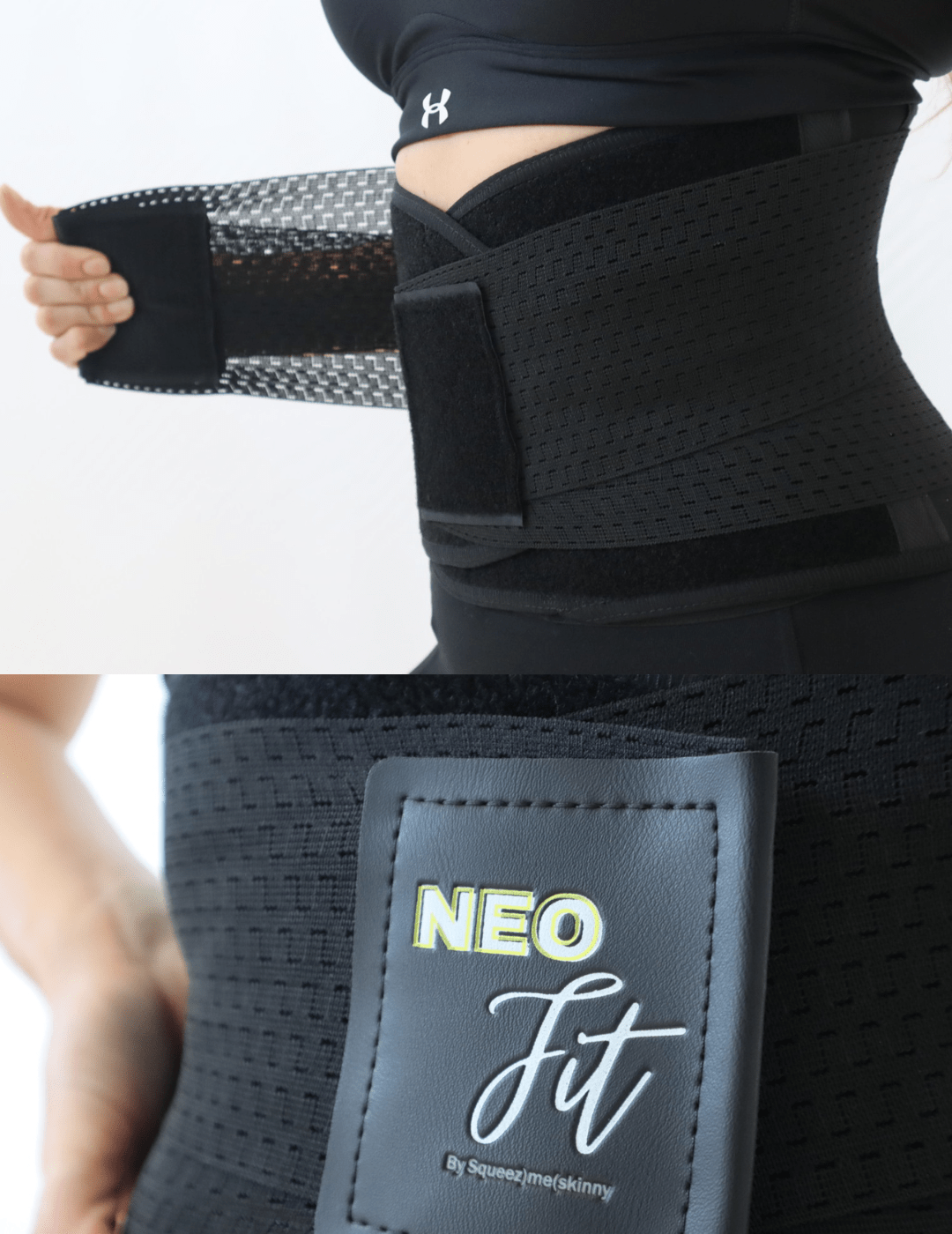  Skelcore Workout Sweatband Belt - Neoprene Waist