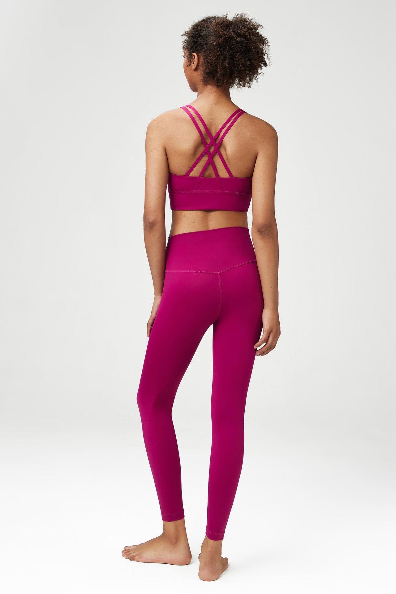 2pcs Color Block Yoga Workout Bra, Contrast Binding Sports Bra & High  Stretch Running Leggings Suit, Women's Activewear – MATESBYSOFIA