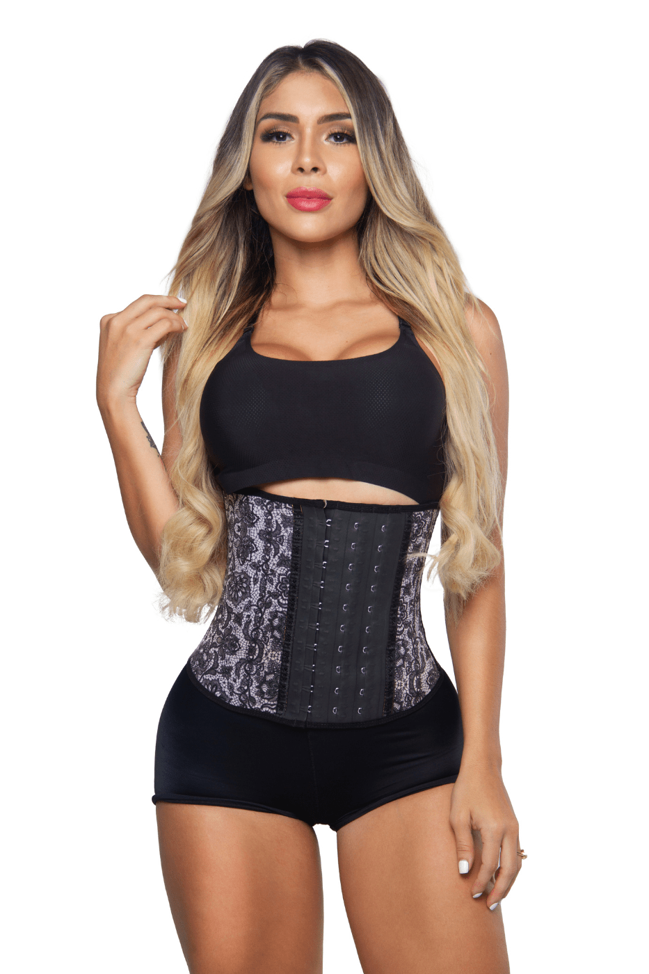 Squeez Me Skinny Activewear Long Torso 12" Exclusive Design Sport Waist Trainers. Workout waist trainer with flexible rods and extra-soft material, offering firm support and a super comfortable fit for enhanced movement during exercise. Squez Me skinny waist trainer on sale