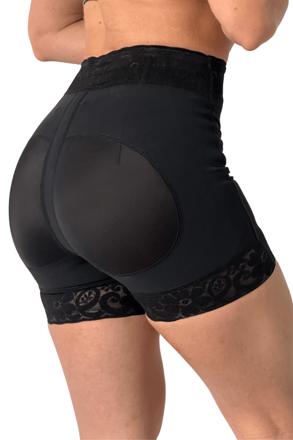 Curveez second skin compression shorts for women