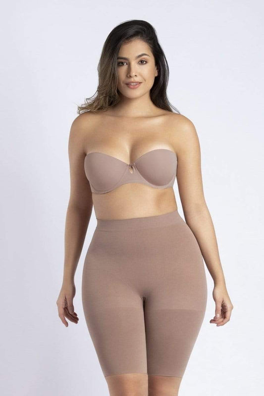 Smooth Microfibre Thigh Shaper - Nude