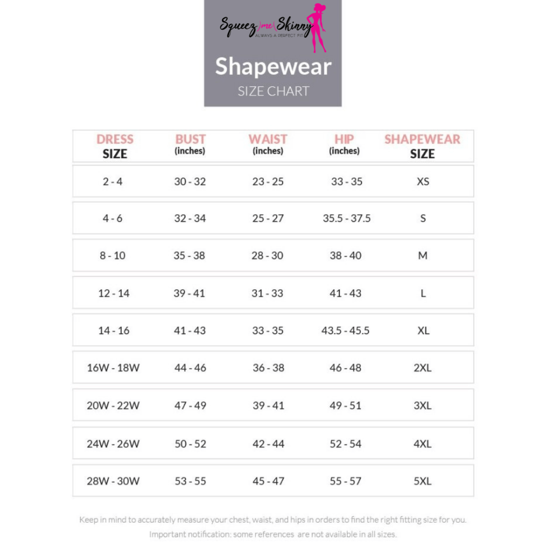 Leggings Size Chart – Fit With Curves